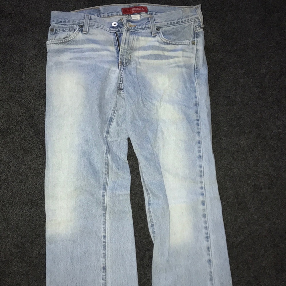 Hollister lightwash flare Jean